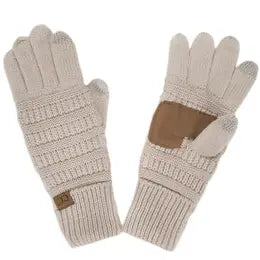 C.C Knitted Touch Screen Gloves