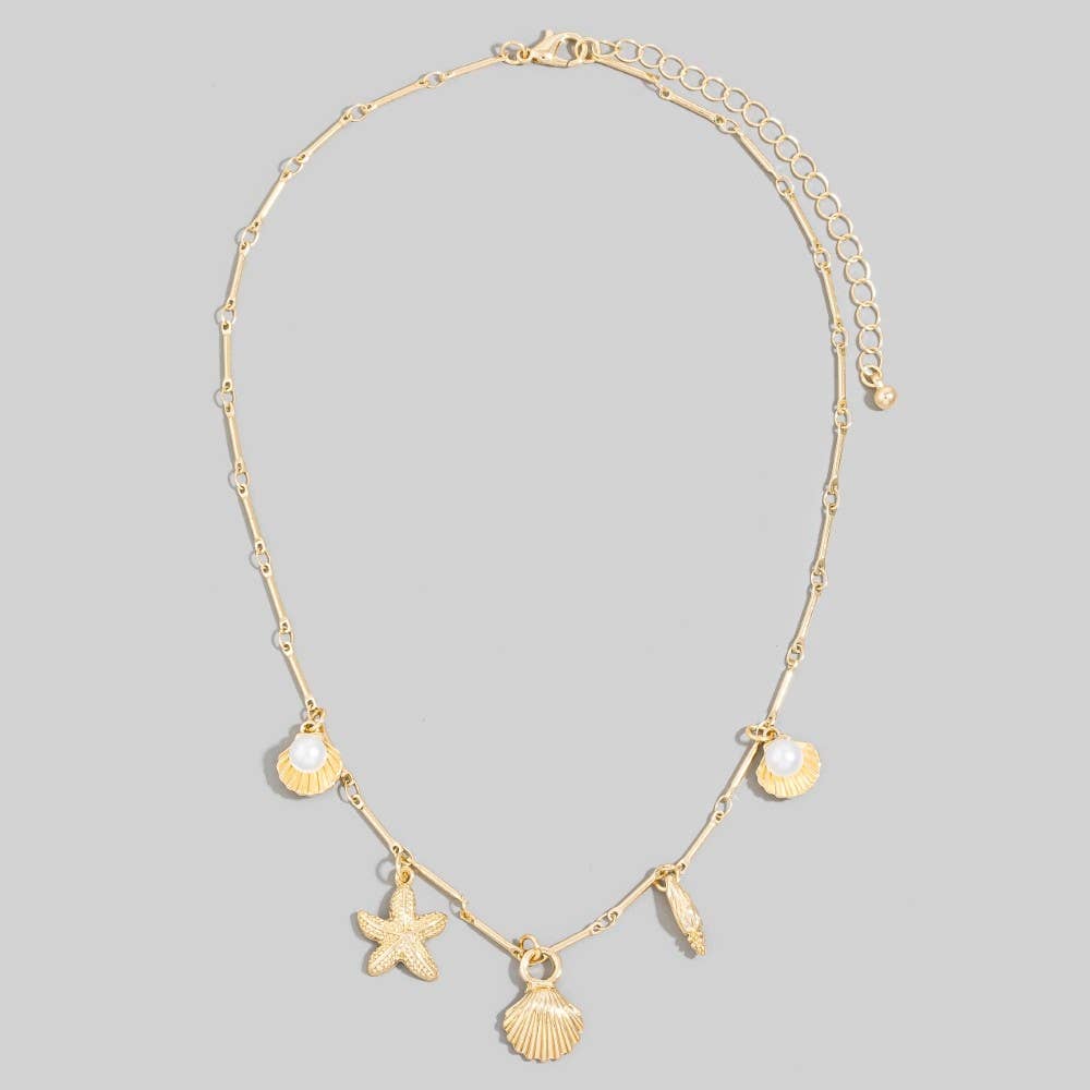 Sea Life Charms Chain Necklace
