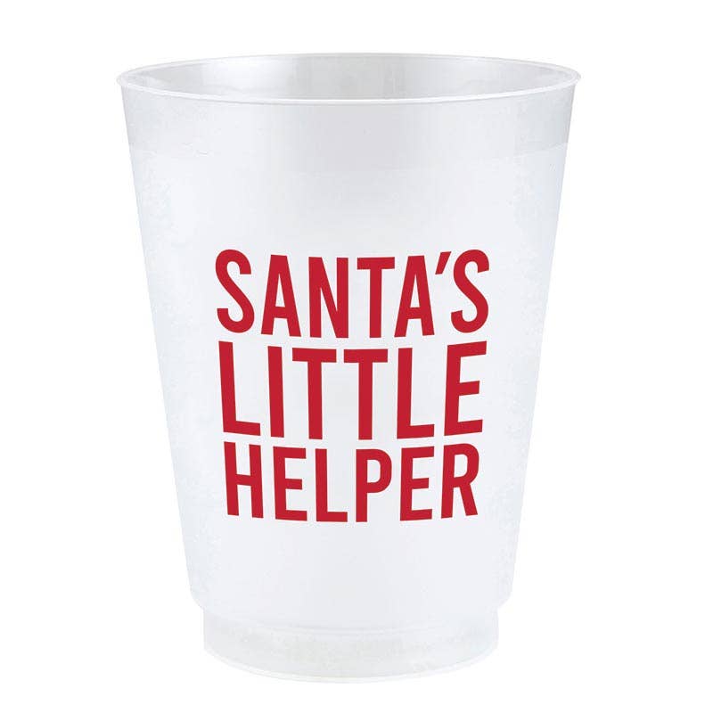 Santa's Little Helper Frosted Cup