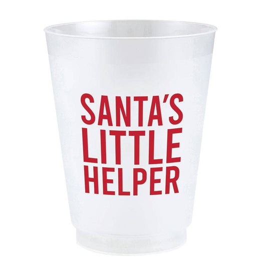 Santa's Little Helper Frosted Cup