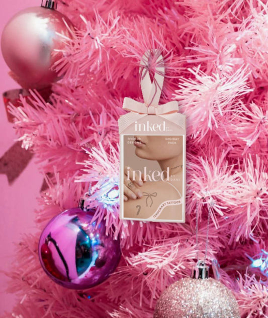 Holiday Ornament Temporary Tattoo Pack