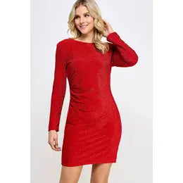 Red Sparkly Holiday Dress