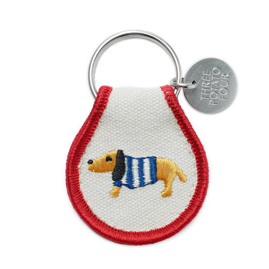 Sweater Dog - Patch Keychain