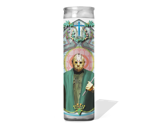 Jason Voorhees Halloween Celebrity Prayer Candle