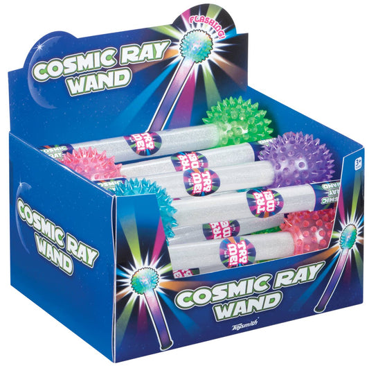 Cosmic Ray Wand, Flashing Squeezy Spikey Party Toy
