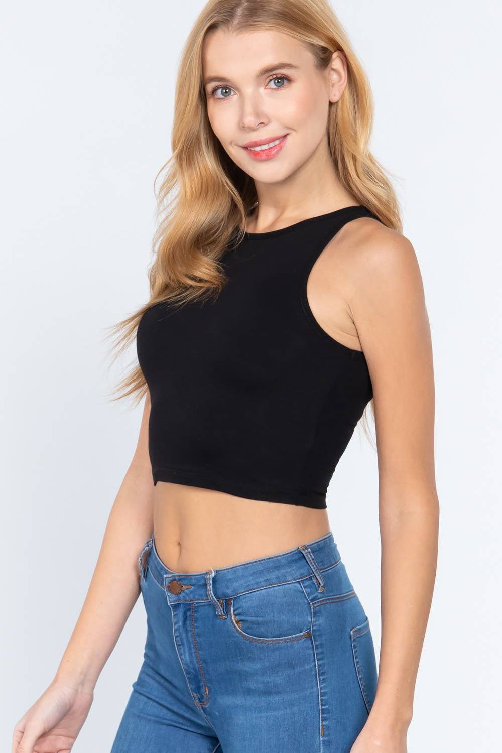 Black Crop Top