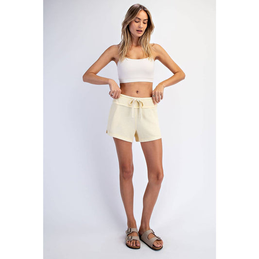 Mineral Wash Honeycomb Shorts