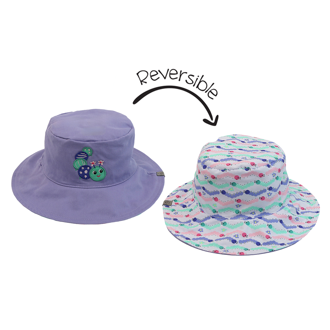Caterpillar - Reversible Mixed Sun Hat