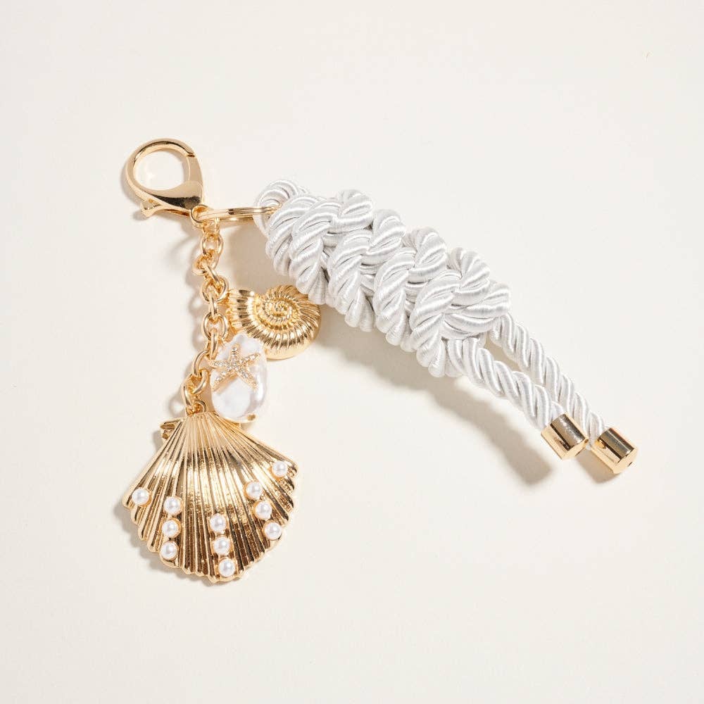 Shell Keychain Bag Charm