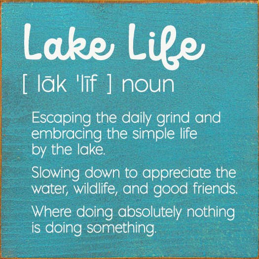 Lake Life - Escaping the daily grind and embracing the…