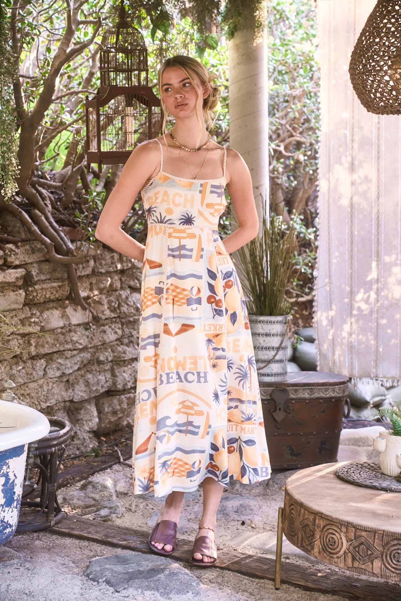 Beach Spaghetti Strap Dress