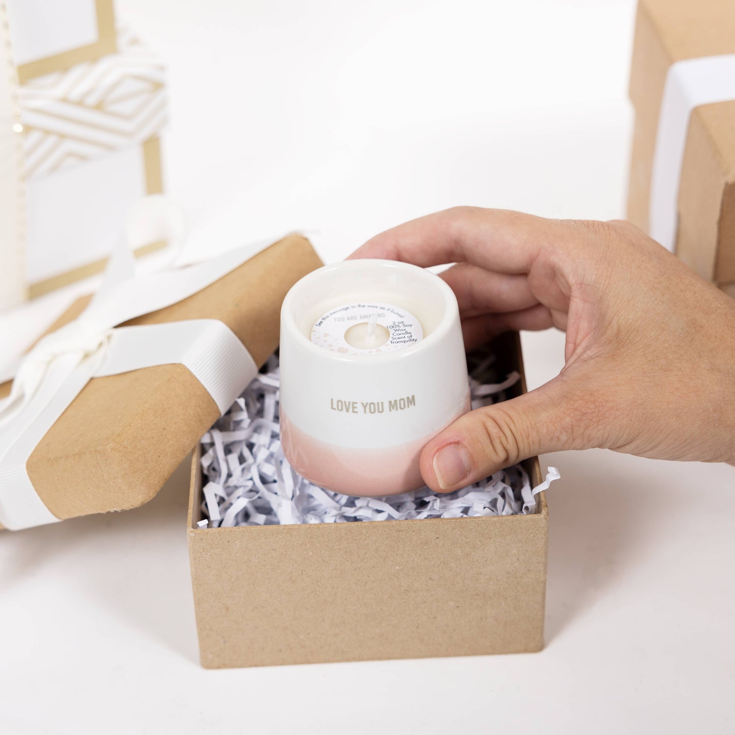 Love You Mom - 2oz Wax Reveal Candle