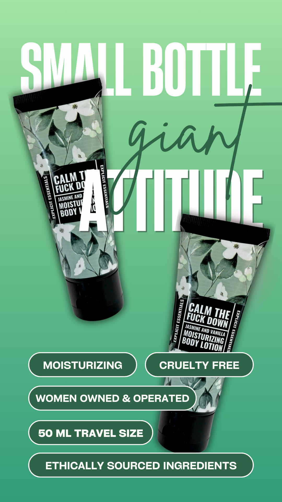 Calm The Fuck Down - Mini Lotion