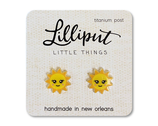 Sunshine Smiley Earrings