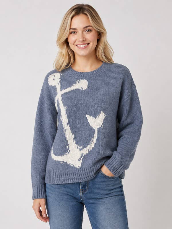 Knit Anchor Sweater