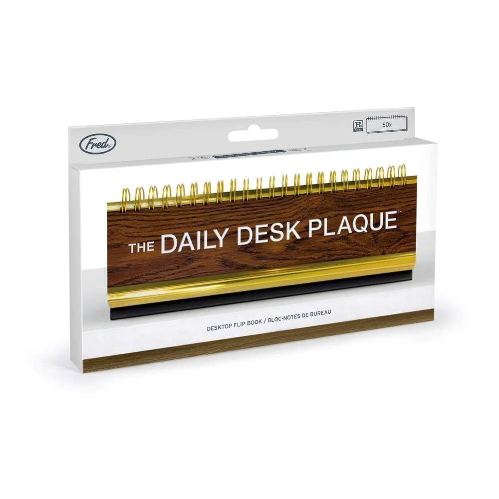 Daily Desk Plaque - Flip Chart