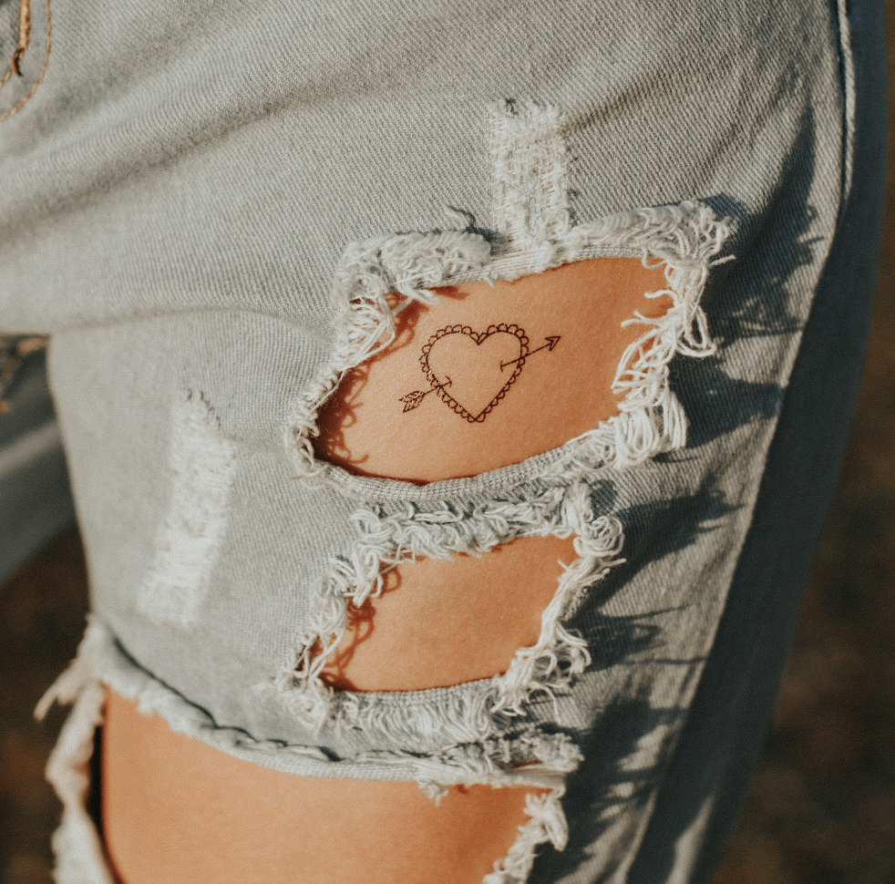 Embroidered Temporary Tattoo Pack