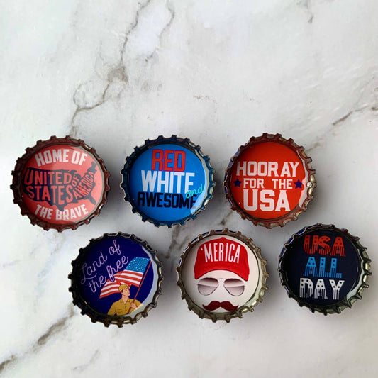 'Merica Americana Magnets - Handmade & Eco-friendly
