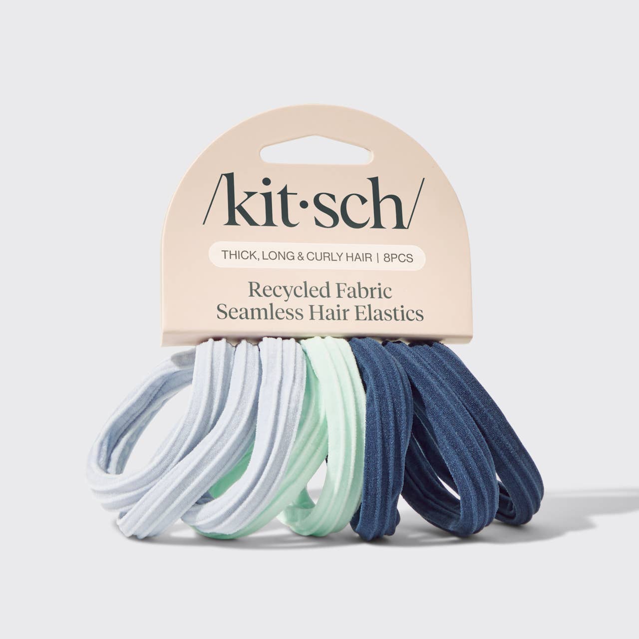 Seamless Hair Elastics 8pc Set- Garden Bouquet