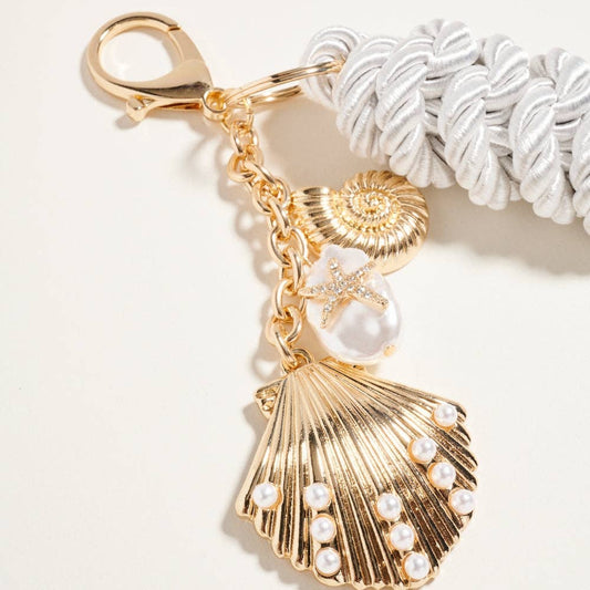 Shell Keychain Bag Charm