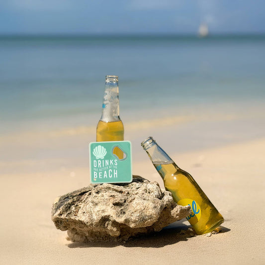 Beach - Magnetic Bottle Opener Coaster