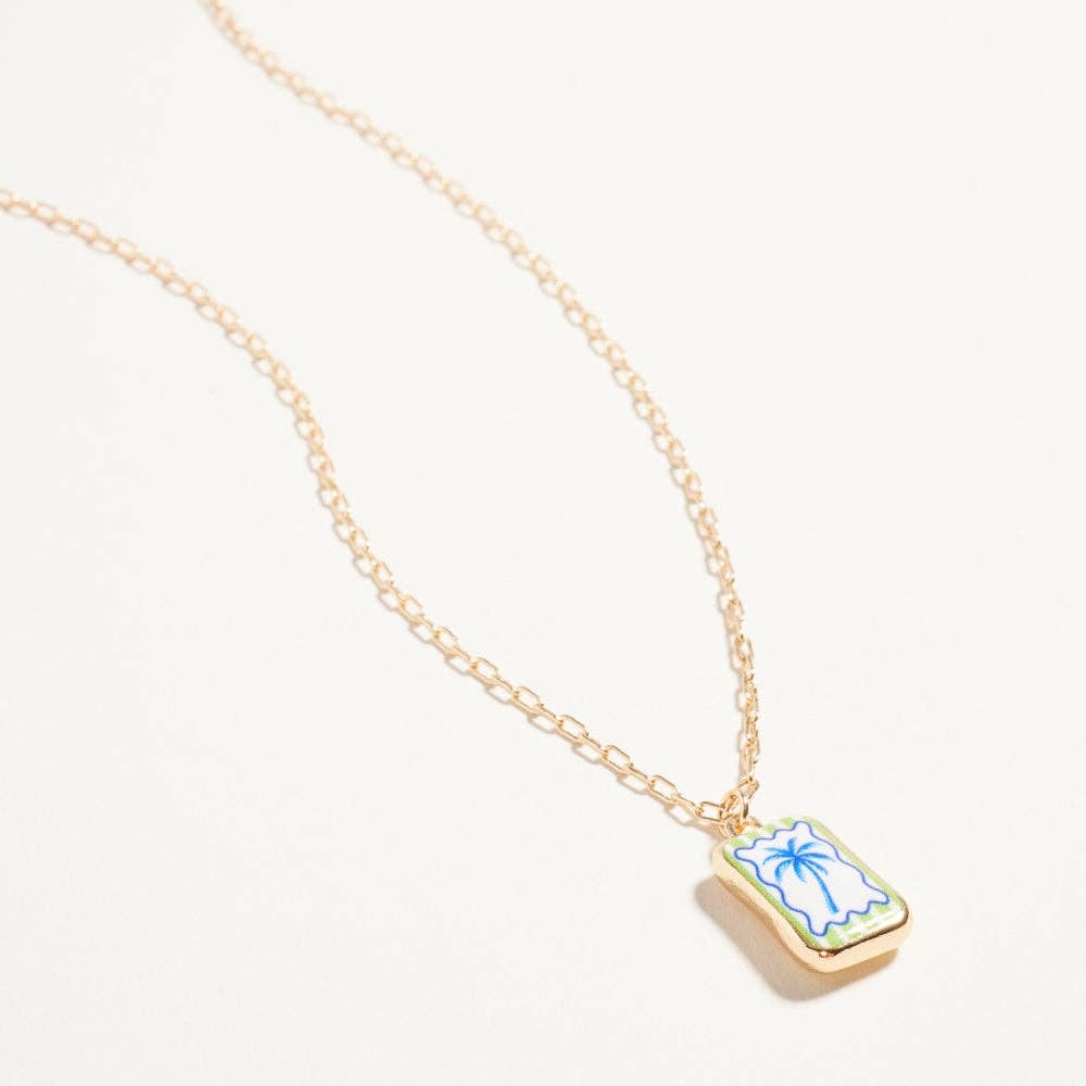 Palm Tree - Coastal Beach Necklace