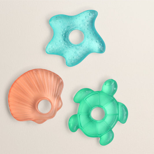 SeaSide Cutie Coolers™ Water Filled Teethers (3-pack)
