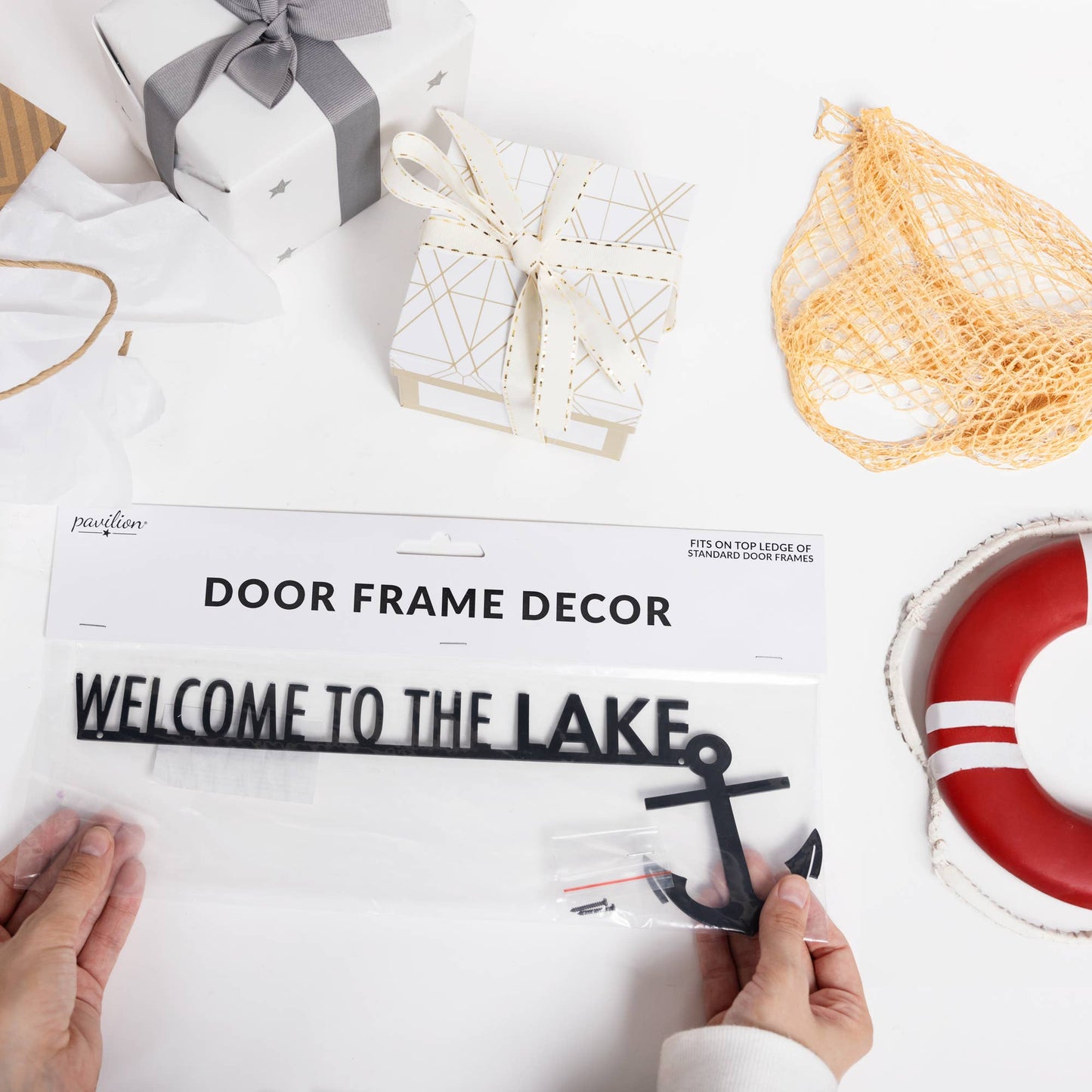 Lake - Metal Door Topper