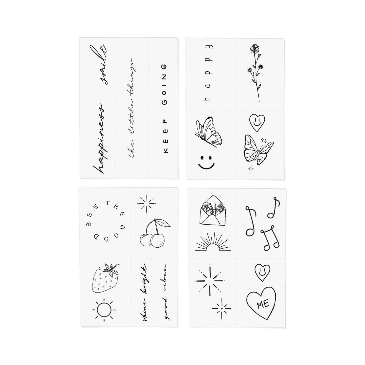 Feel Good Temporary Tattoo Pack