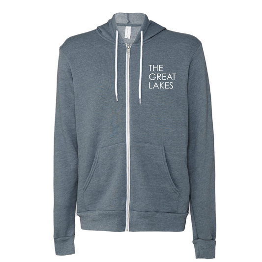 The Great Lakes Compass Full Zip Up Hooded Jacket