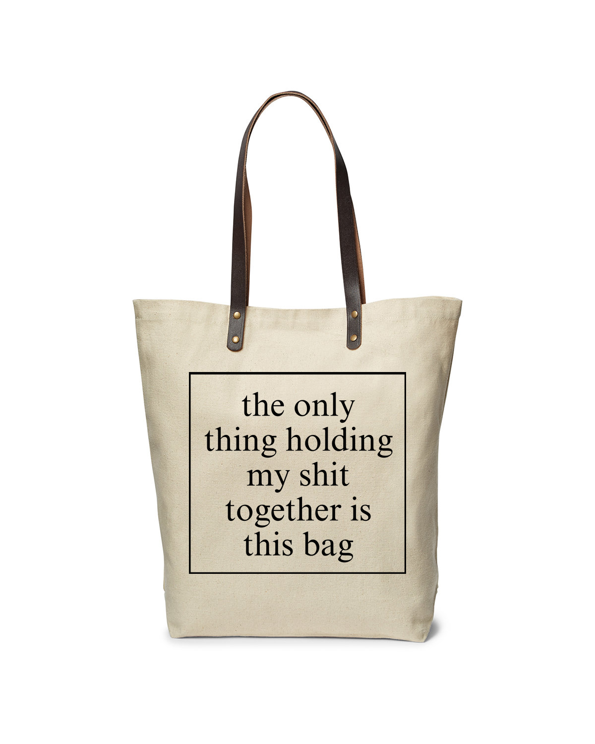 Leather Strap Tote
