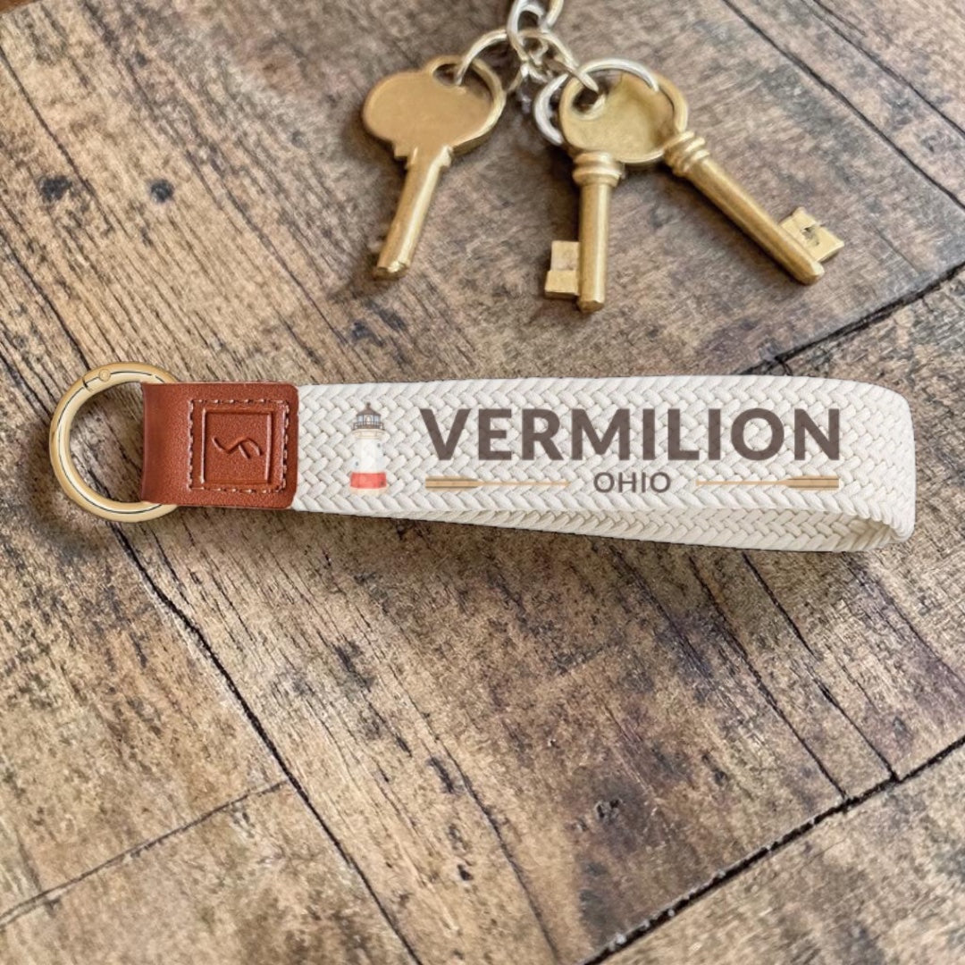 Vermilion Lanyard Keychain