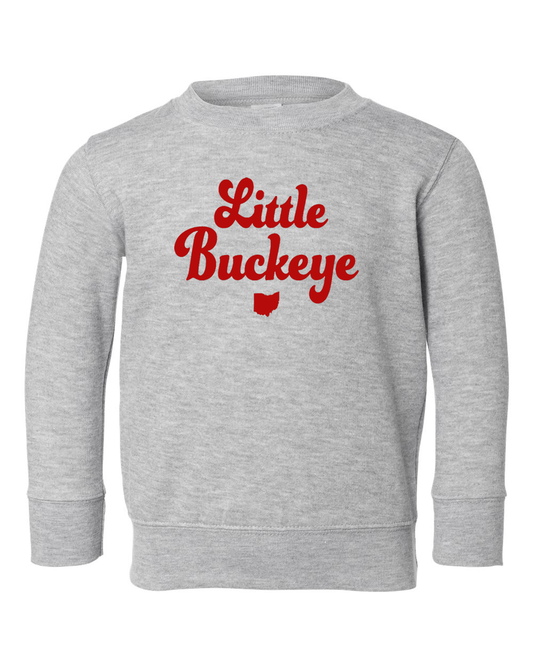 Little Buckeye Fleece Crewneck Sweatshirt