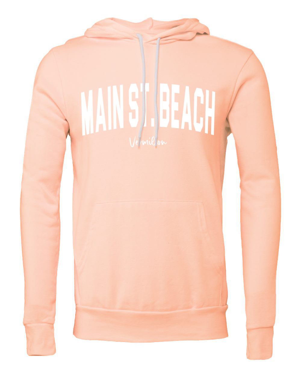 Main Street Beach Peach Hoodie