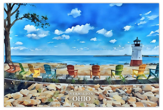 Vermilion Post Card