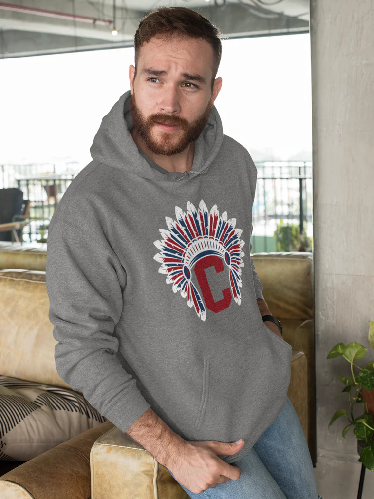 INDIAN HEADDRESS HOODIE