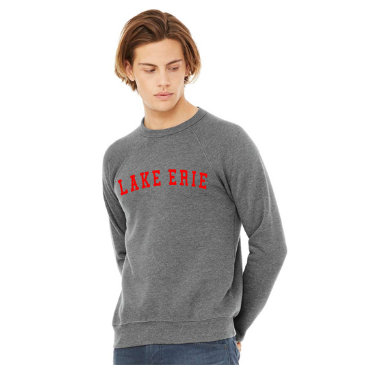 Lake Erie Crewneck Sweatshirt - Red Edition