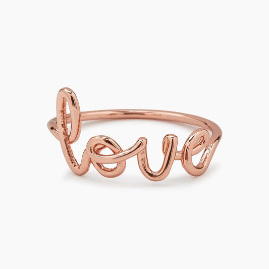 LOVE WIRE WRAP RING