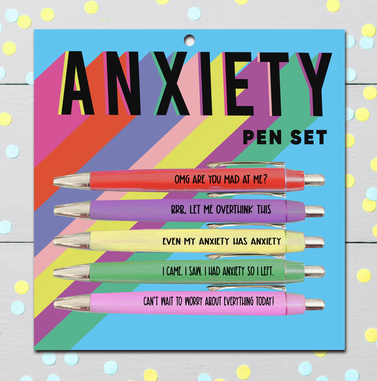 Anxiety Pen Set