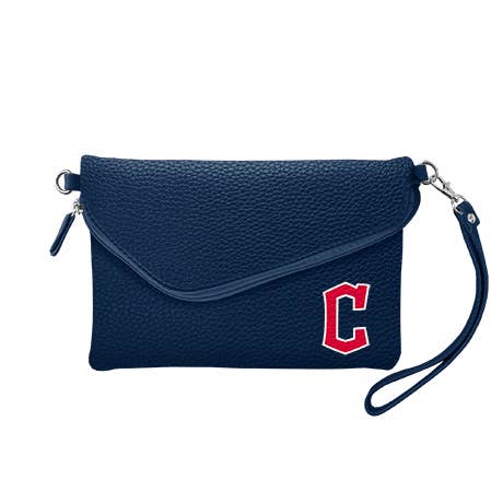 MLB Cleveland Guardians Pebble Crossbody Purse