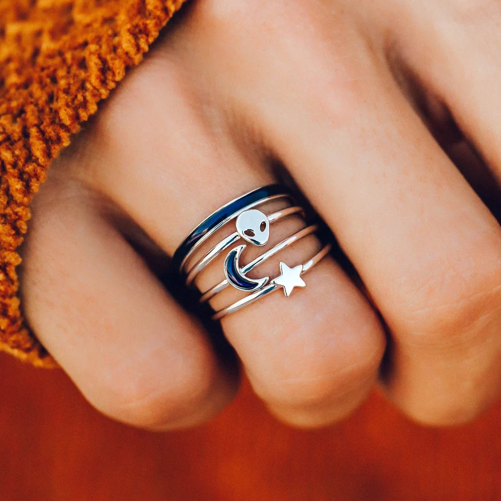 LOST IN THE COSMOS STACKED RING