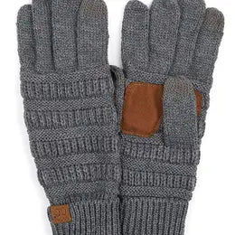 C.C Knitted Touch Screen Gloves