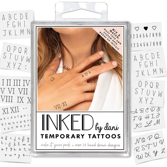Make It Yours Temporary Tattoo Pack