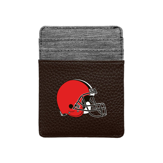 Cleveland Browns Pebble Front Pocket Wallet