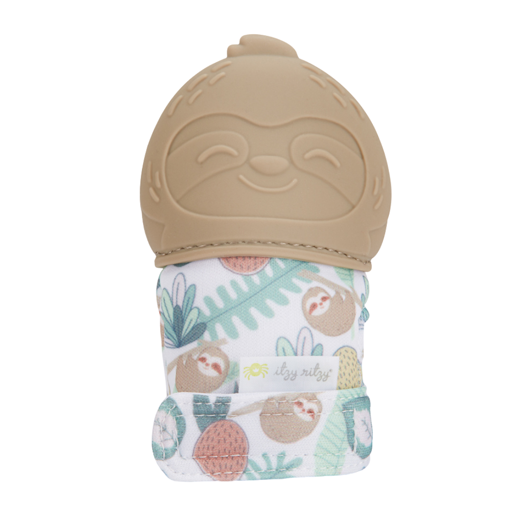 Sloth Silicone Teething Mitts