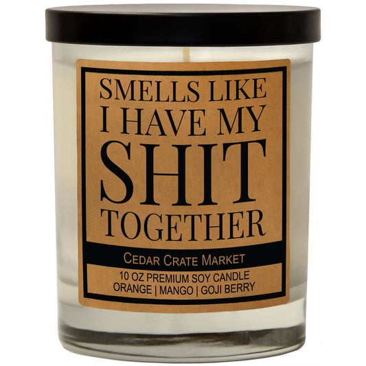 Smells Like I have My Shit Together Soy Candle