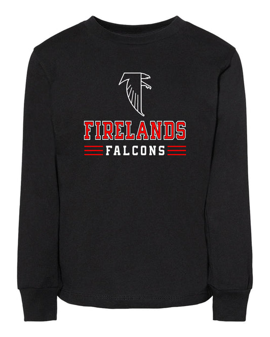 Adult - Firelands Falcons - Unisex Long Sleeve Tee - Mistakes on the Lake