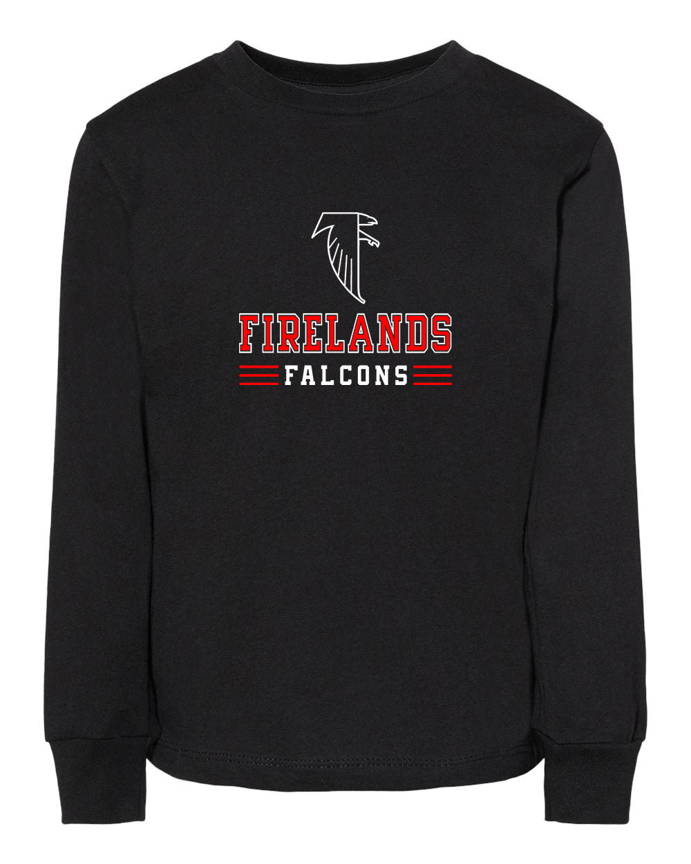 Youth - Firelands Falcons - Long Sleeve Tee - Mistakes on the Lake