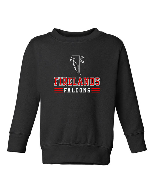 Toddler - Firelands Falcons - Crewneck Sweatshirt - Mistakes on the Lake