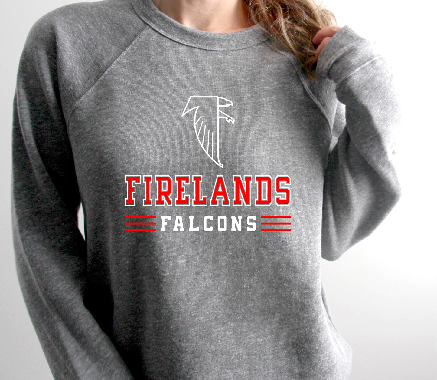 Adult - Firelands Falcons - Unisex Crewneck Sweatshirt - Mistakes on the Lake